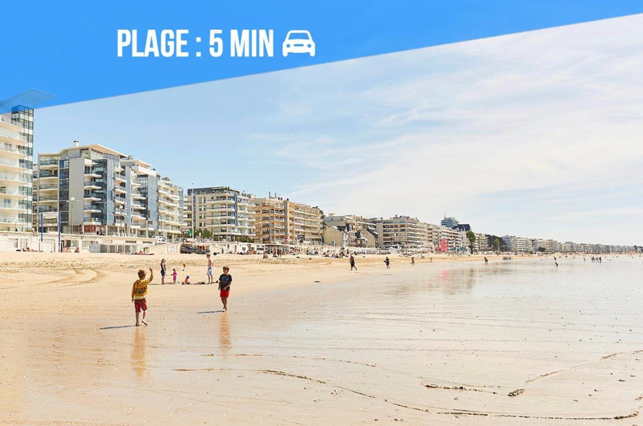 Appartement La Baule Pornichet Terrasse - Cuisine - Calme - Wifi - Parking Gratuit Exteriör bild